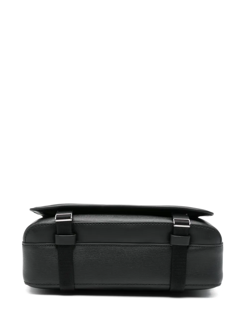PAUL SMITH EMBOSSED-LEATHER MESSENGER BAG