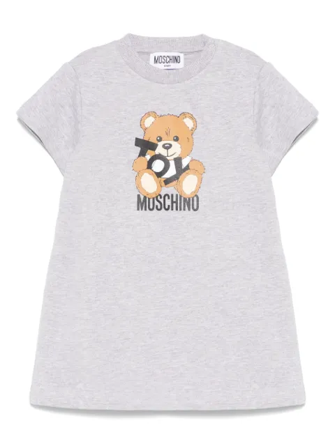 Moschino Kids vestido con estampado Teddy Bear