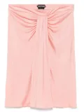 TOM FORD draped-detail mini skirt - Pink