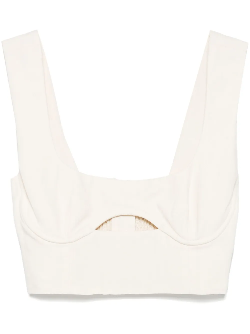 Patrizia Pepe Canotta con dettaglio cut-out | toni neutri | Image 1