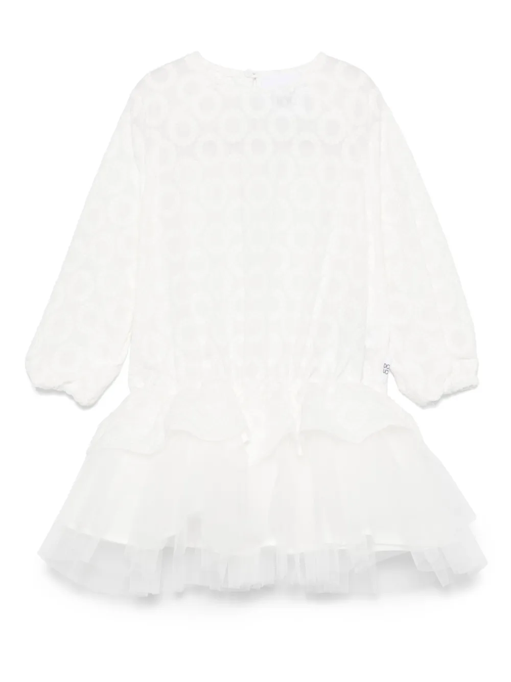 DOUUOD GEOMETRIC-PATTERN DRESS