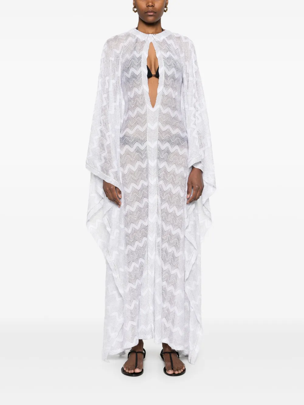 Missoni robe longue à motif zigzag | Caftans & paréos | Image 2