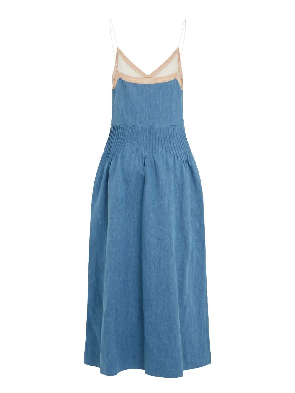 Gabriela Hearst Althea midi-jurk Blauw