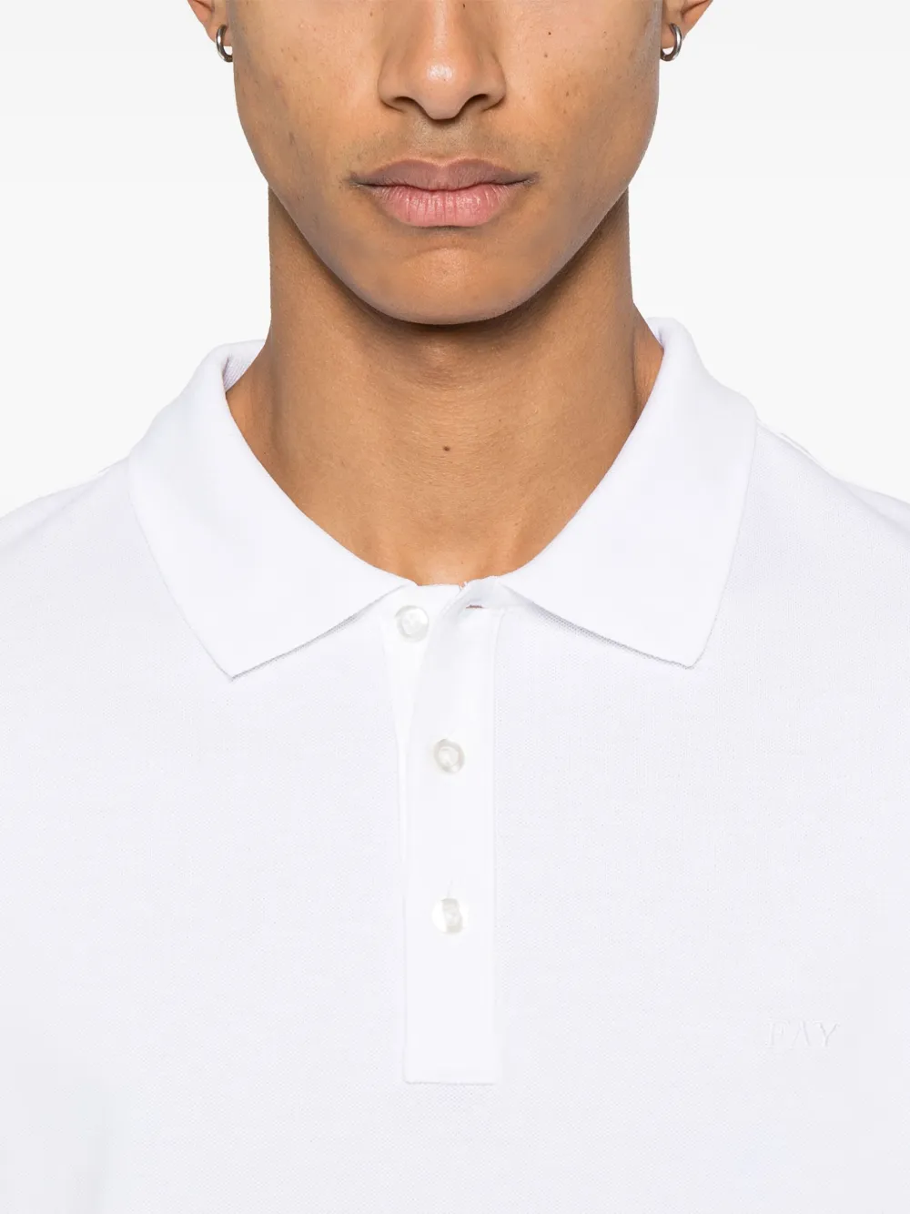 Fay Piqué poloshirt Wit