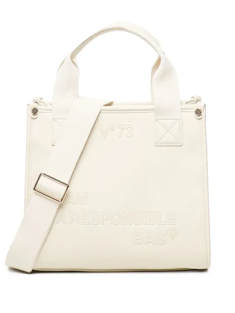 V°73 tote con logo grabado
