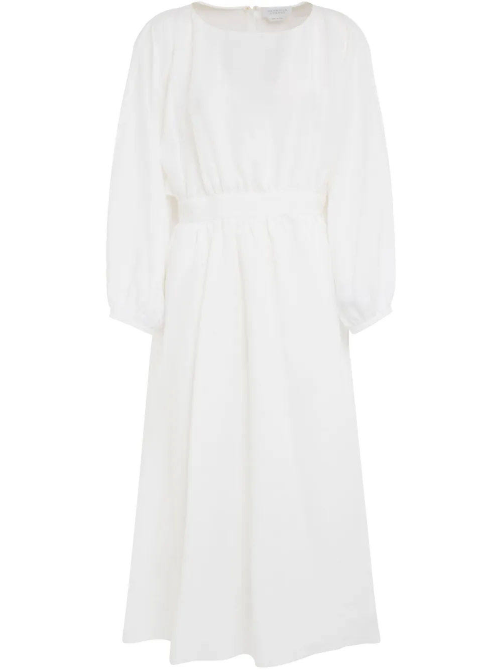 Gabriela Hearst Abito midi Ahmose in lino | bianco | Image 1