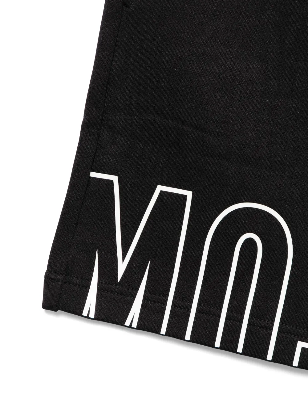 Moschino Shorts met logoprint Zwart