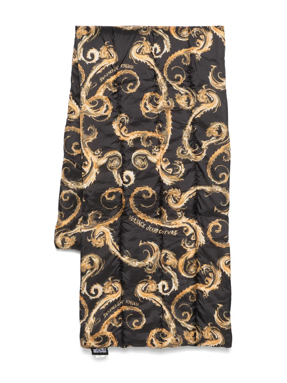Versace Jeans Couture Sjaal met barokprint Zwart