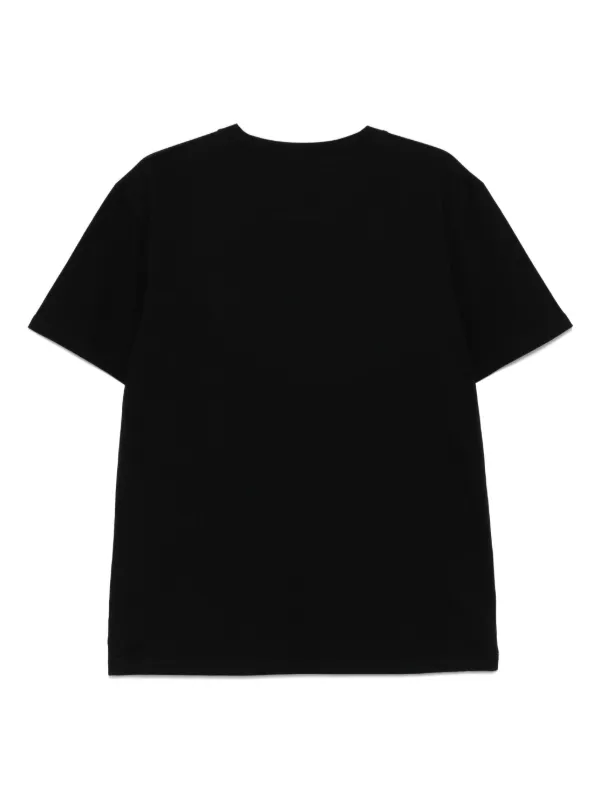 【関税込み】Moschino ブラック ロゴプリント Tシャツ Moschino ロゴ Tシャツ | ブラック | FARFETCH JP