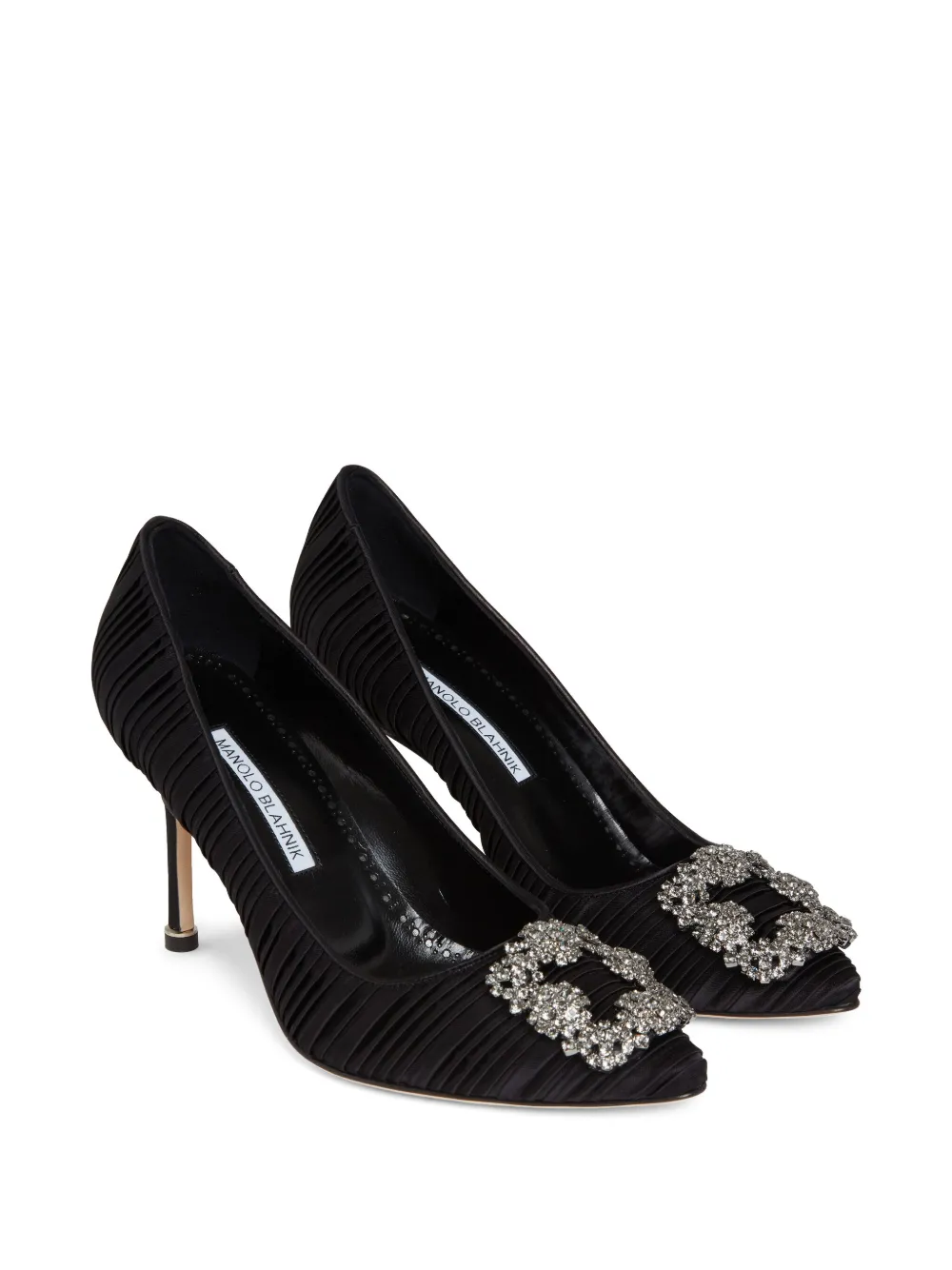 Manolo Blahnik 90mm Hangisi pumps - Zwart