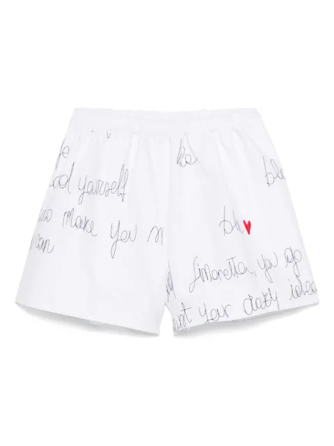 Simonetta shorts con logo bordado