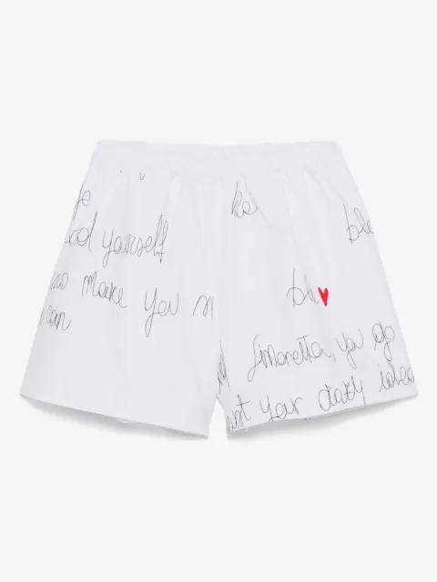 Simonetta embroidered-logo shorts