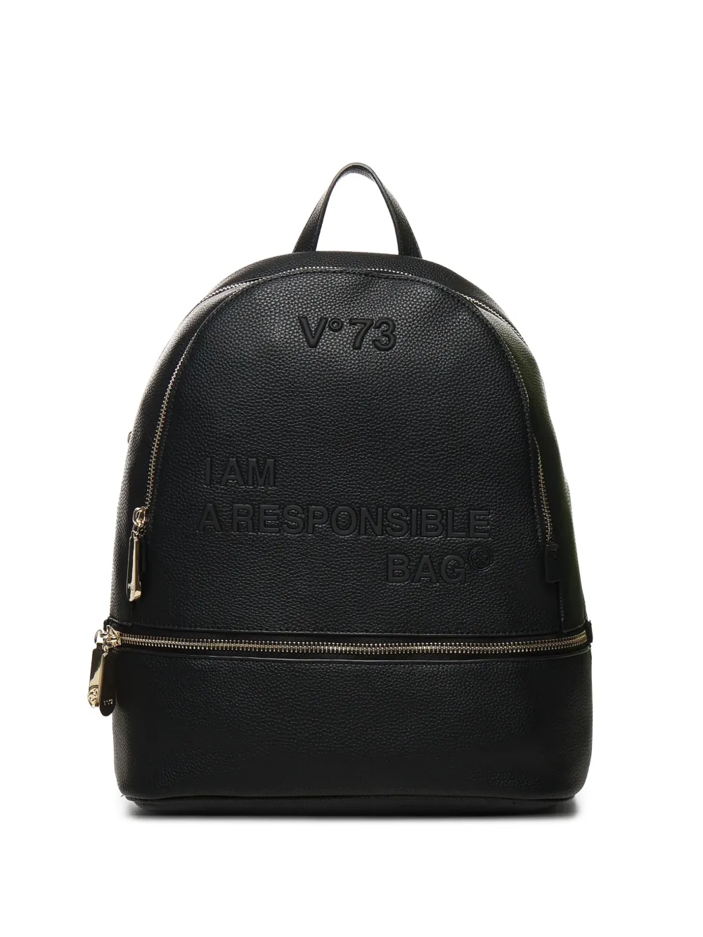 logo embossed backpack