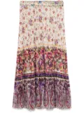 Pierre-Louis Mascia Ceto pleated skirt - Neutrals