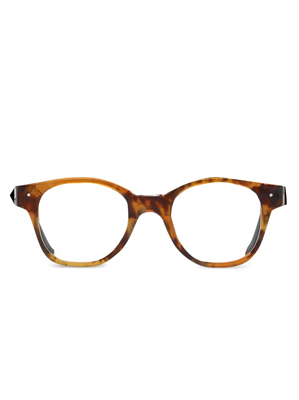 Very French Gangsters lunettes de vue carrées à effet écailles de tortue | marron | Image 1