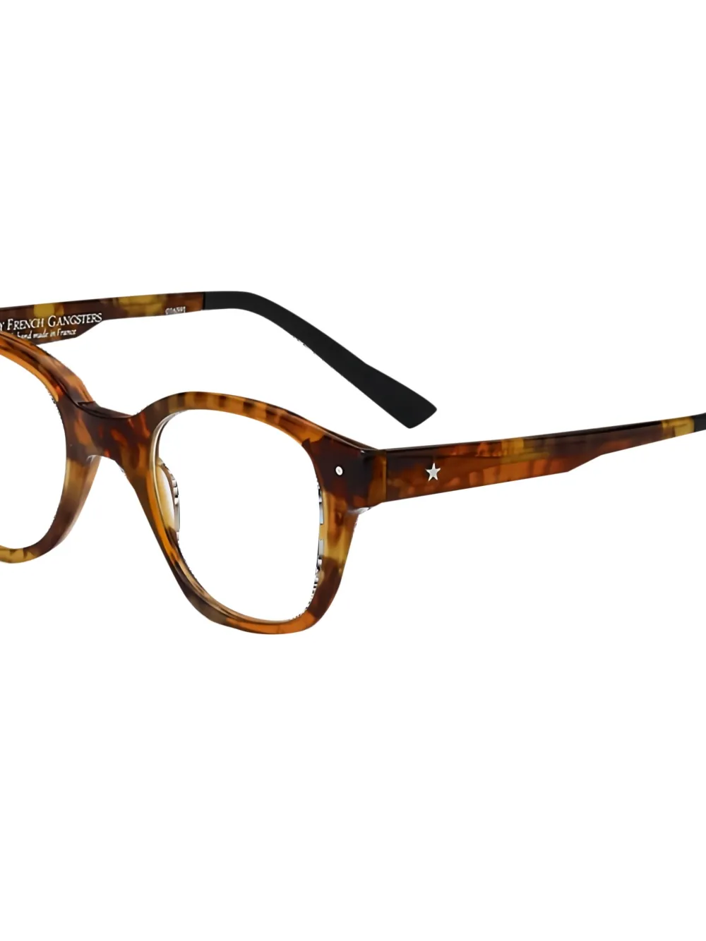 Very French Gangsters lunettes de vue carrées à effet écailles de tortue | Enfants | Image 2