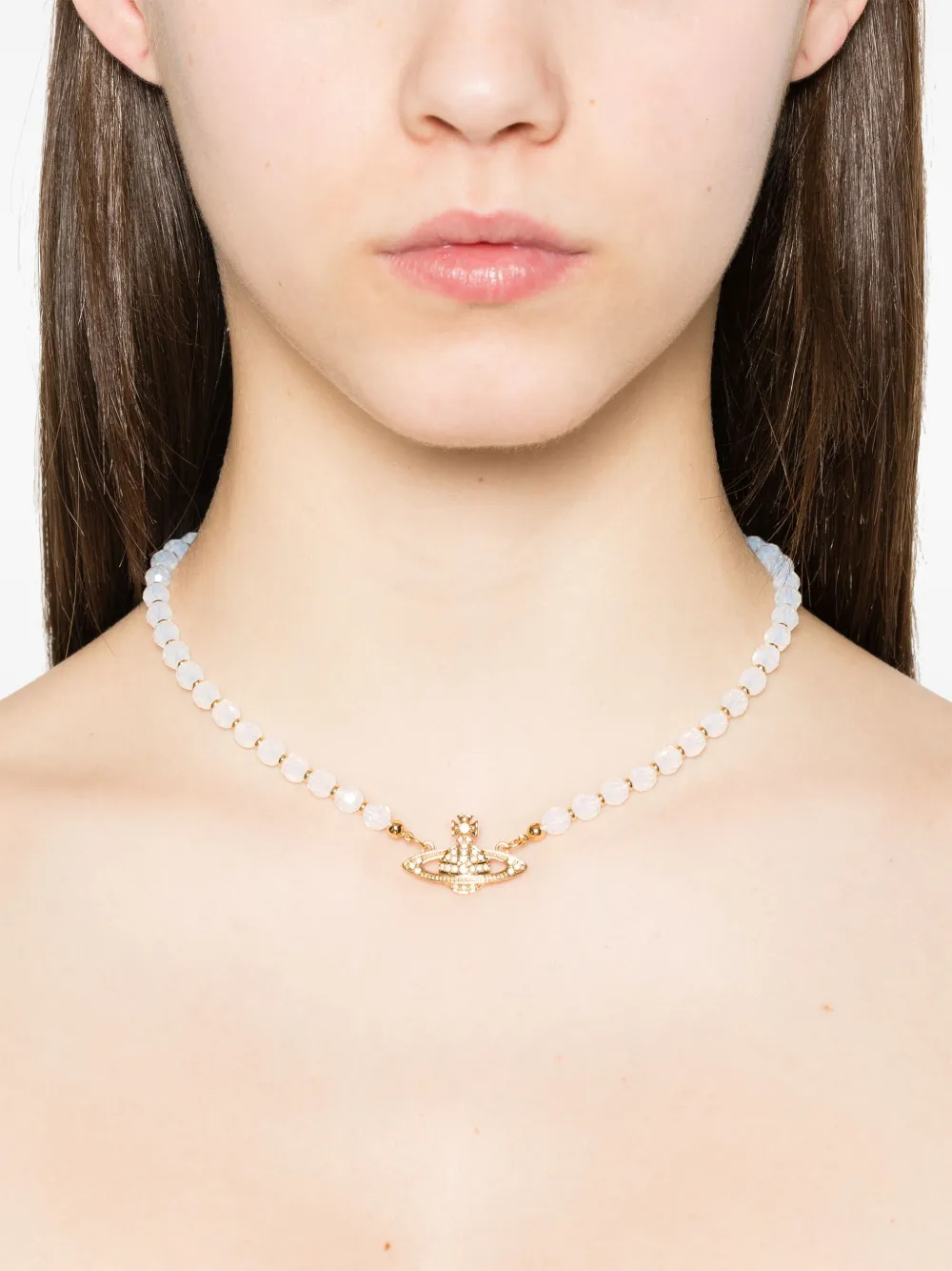 Vivienne Westwood Messaline choker - Goud