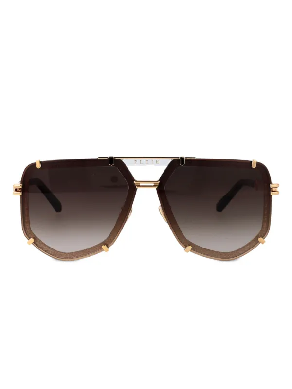 Philipp Plein Eyewear SPP1320301 GOLD BROWN