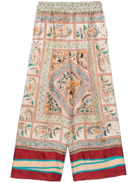 Pierre-Louis Mascia Aloe silk trousers