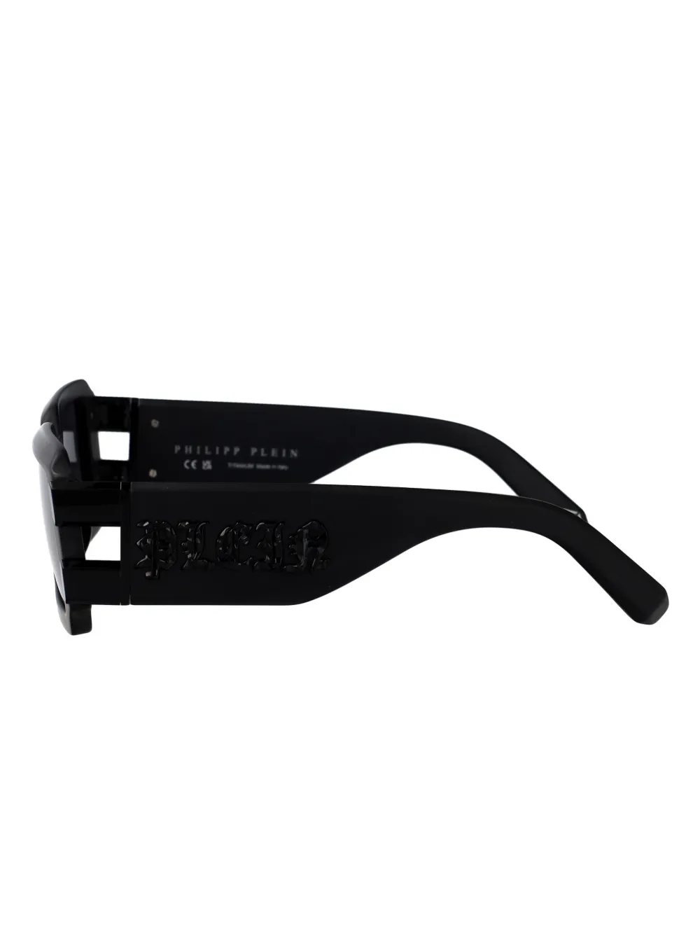 Philipp Plein Eyewear SPP129V0703 MATTE BLACK Zwart