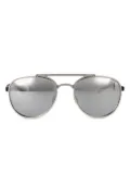 Porsche Design oval frame sunglasses - Black