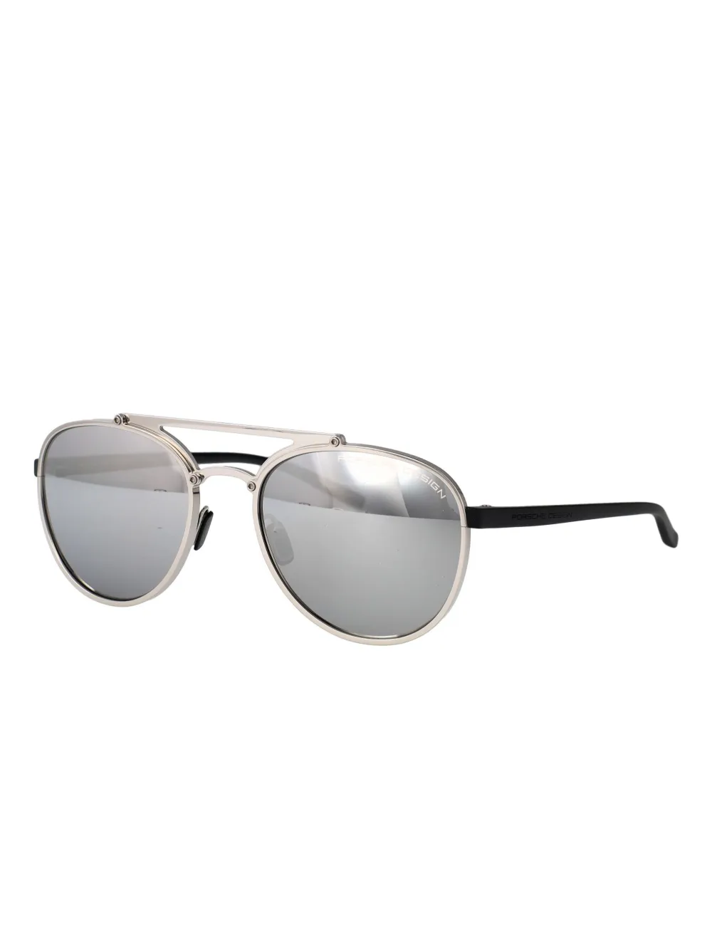 Porsche Design oval frame sunglasses - Zwart