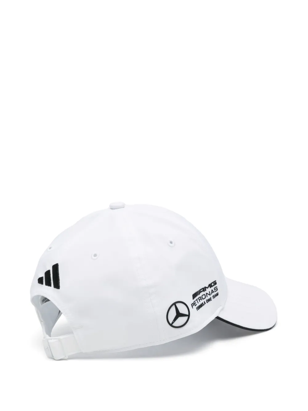 adidas x Mercedes pet met geborduurd logo - Wit