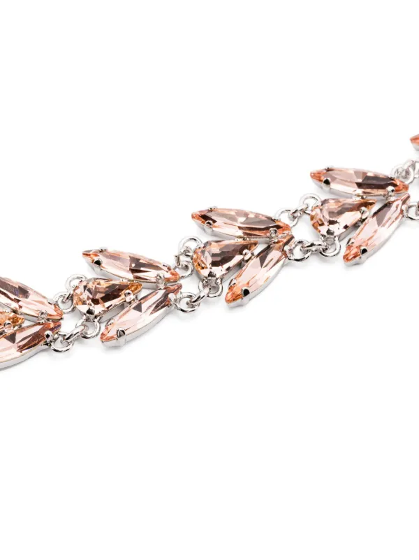 Simone Rocha Crystal Floret Necklace | Silver | FARFETCH RO