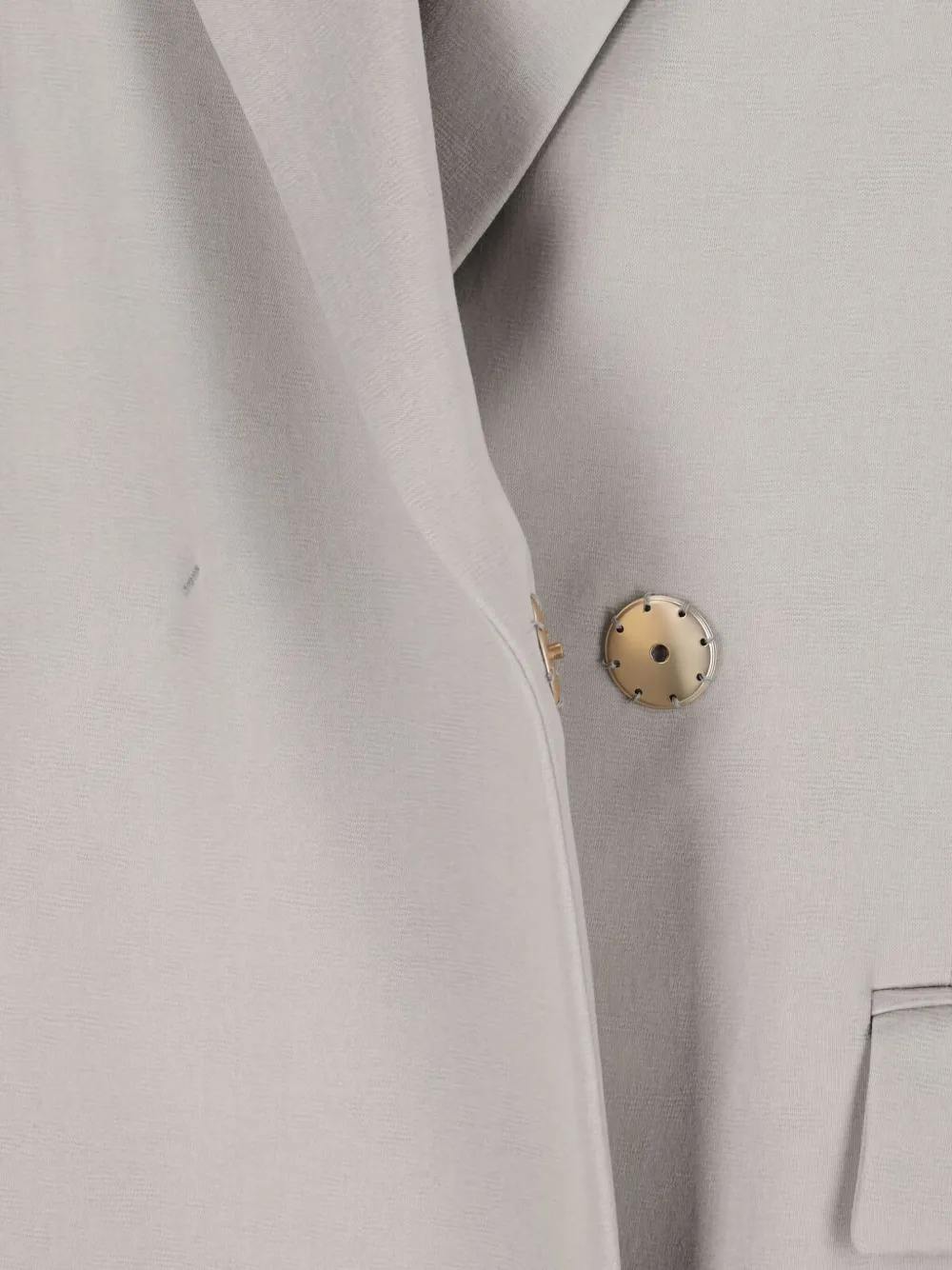Giorgio Armani Blazer met dubbele rij knopen Grijs