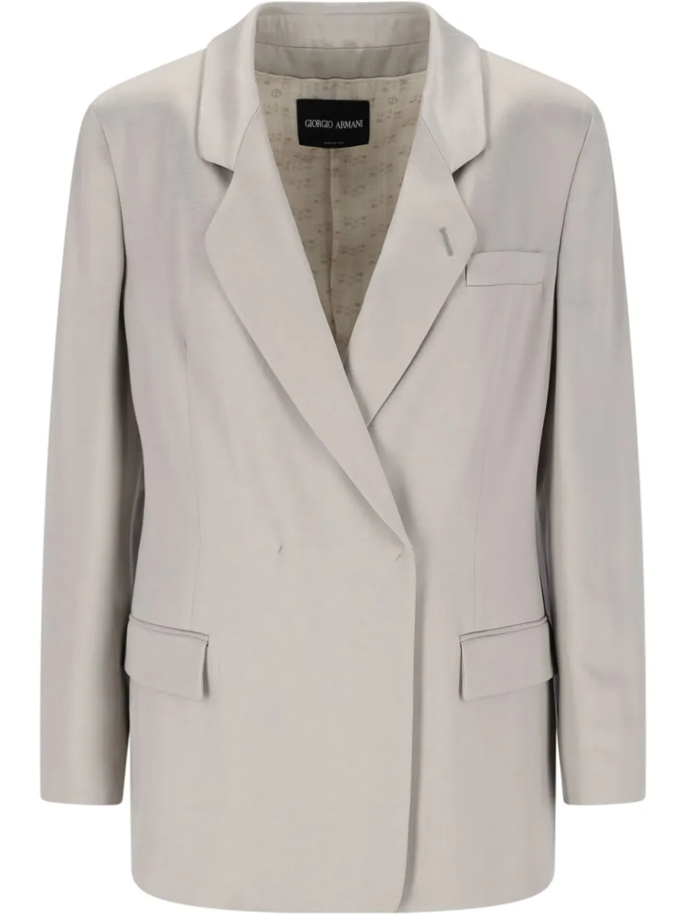 Giorgio Armani blazer con doble botonadura | gris | Image 1