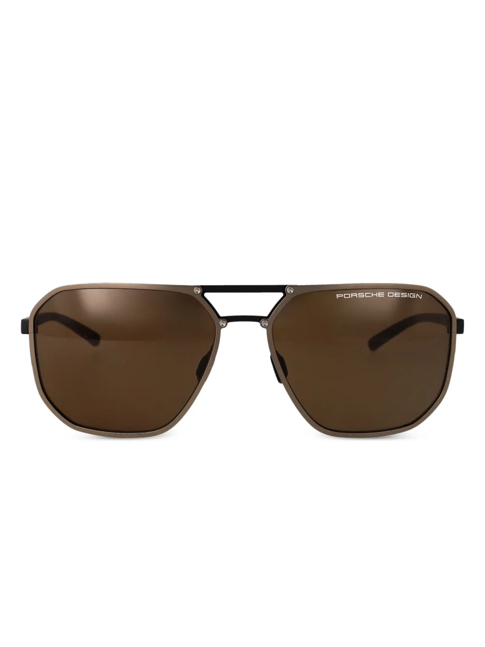 Porsche Design square frame sunglasses | Black | Image 1