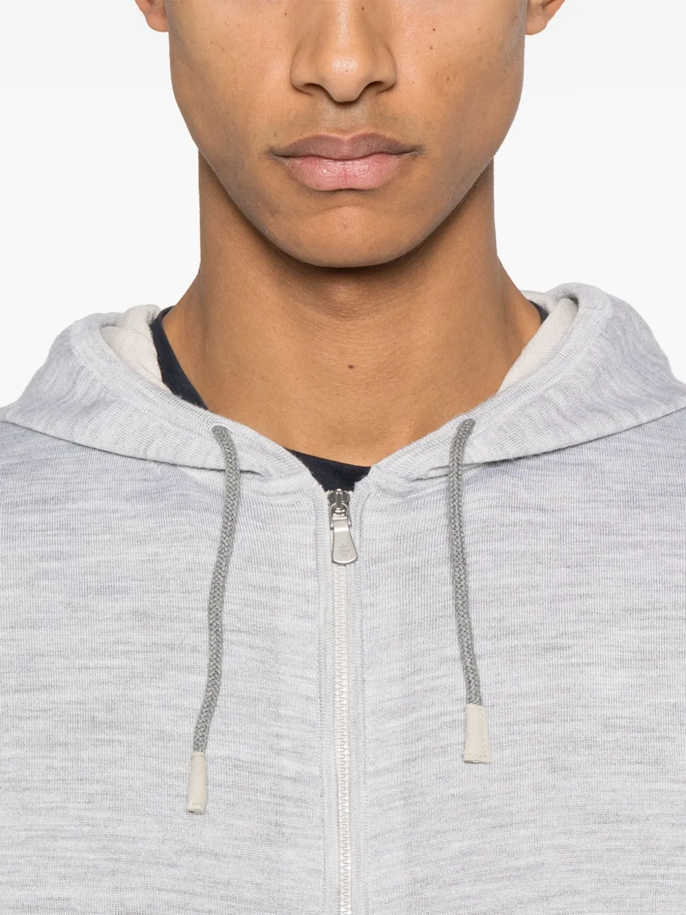 Eleventy Hoodie met rits Groen