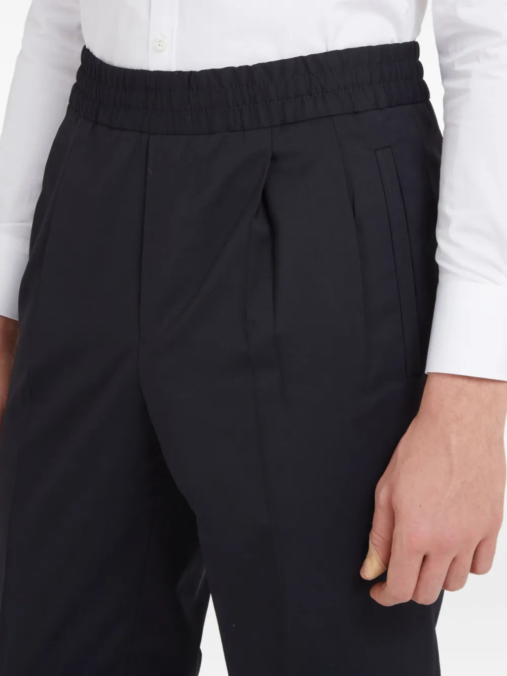 Zegna Wollen broek Blauw