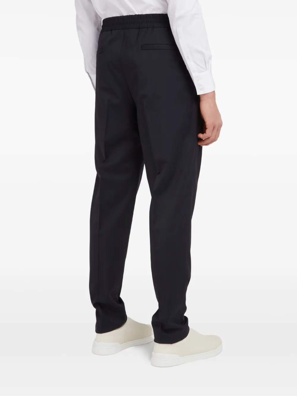 Zegna Wollen broek Blauw