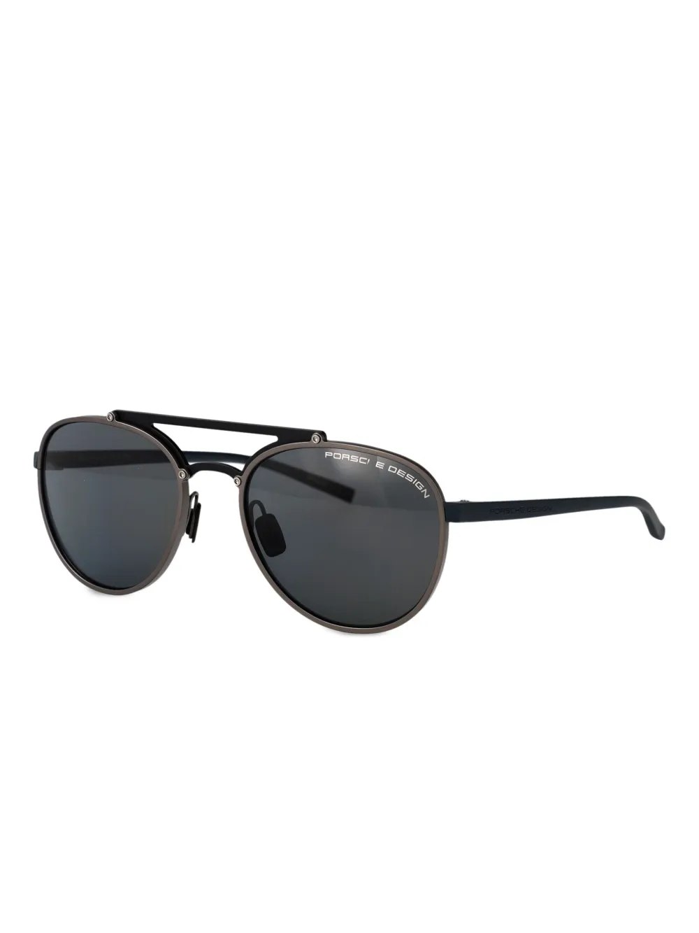 Porsche Design oval frame sunglasses - Grijs