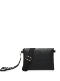 V°73 branded-strap clutch bag - Black