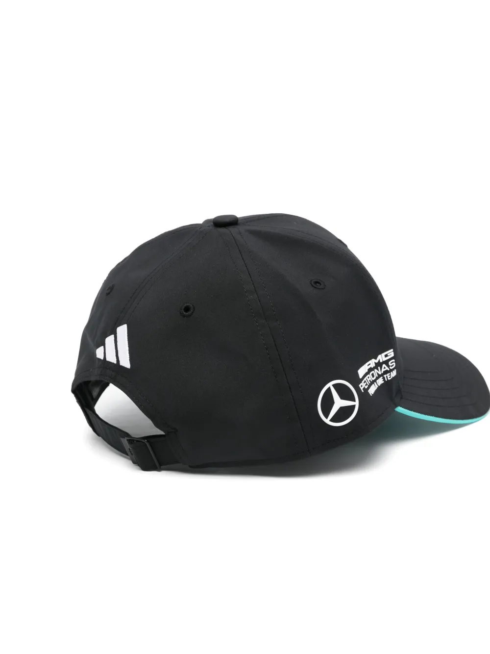 adidas x Mercedes pet met geborduurd logo - Zwart