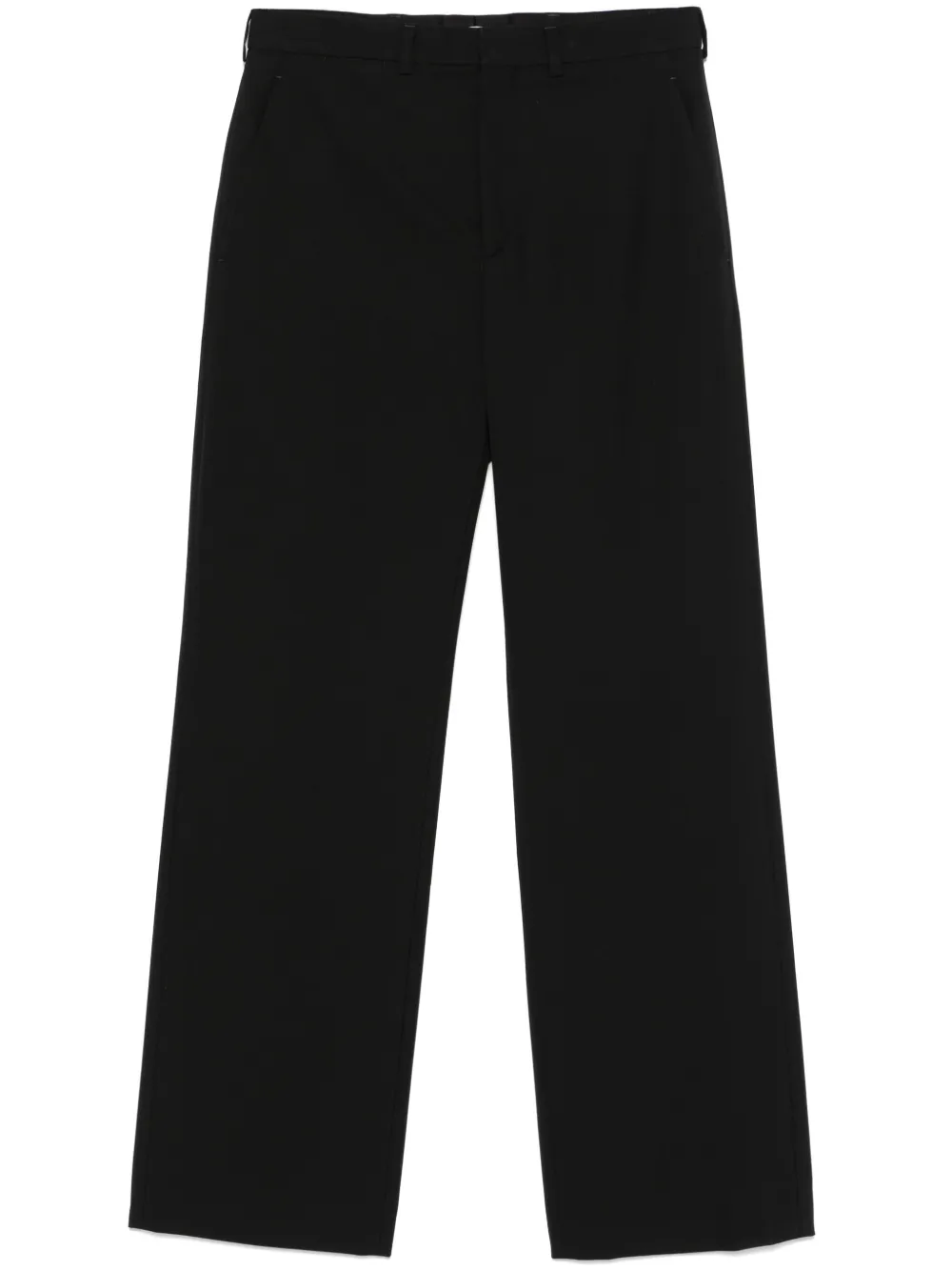 poplin wool trousers