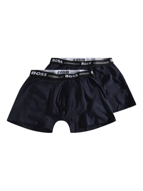 BOSS Kidswear logo-waistband boxers (pack of two)