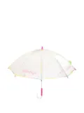 Billieblush logo-print umbrella - White