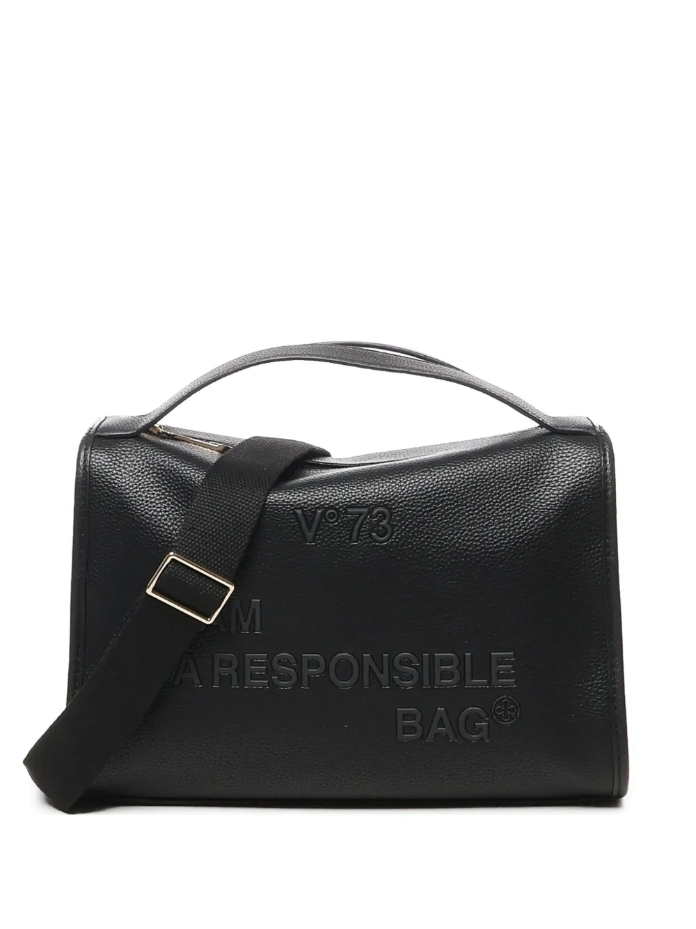 logo-engraved shoulder bag