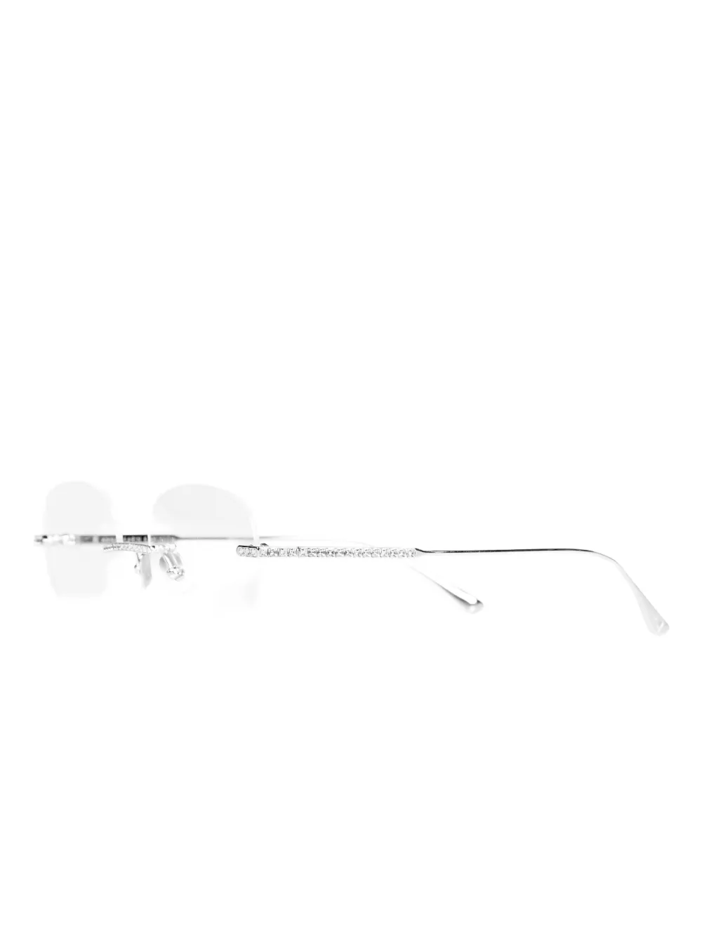 Anna-karin Karlsson Crystal Optical 2.0 Glasses In White