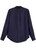 Giorgio Armani concealed-fastening shirt - Blue