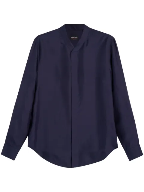 Giorgio Armani concealed-fastening shirt