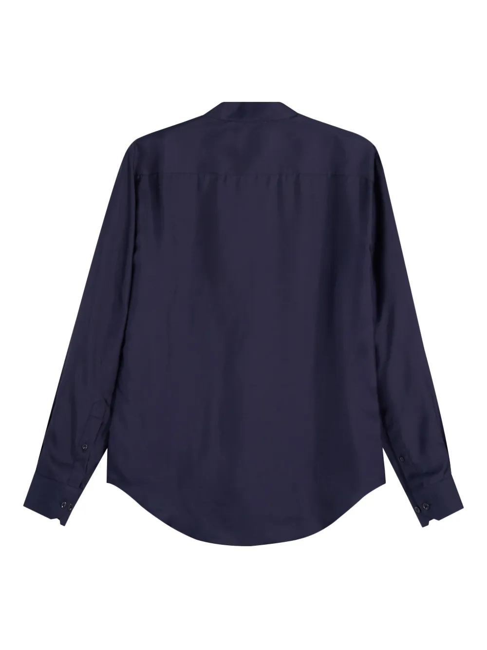 Giorgio Armani concealed-fastening shirt - Blauw