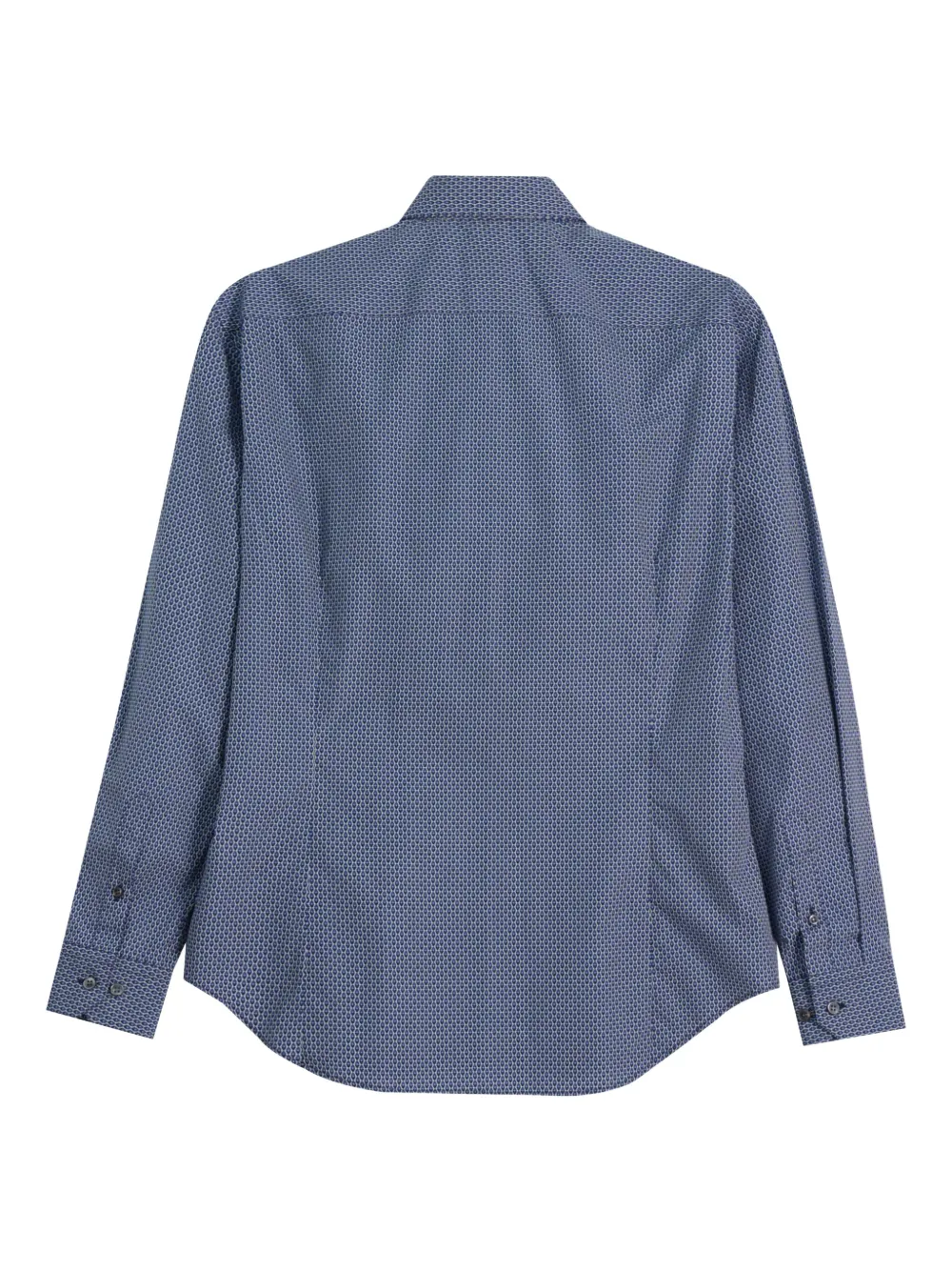 Giorgio Armani patterned shirt - Blauw