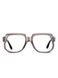 Massada Qualitative Iterpretations square-frame glasses - Brown