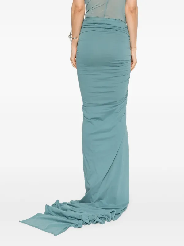 Rick Owens Edfu マキシスカート | ブルー | FARFETCH JP Rick Owens Edfu マキシスカート | ブルー | FARFETCH JP