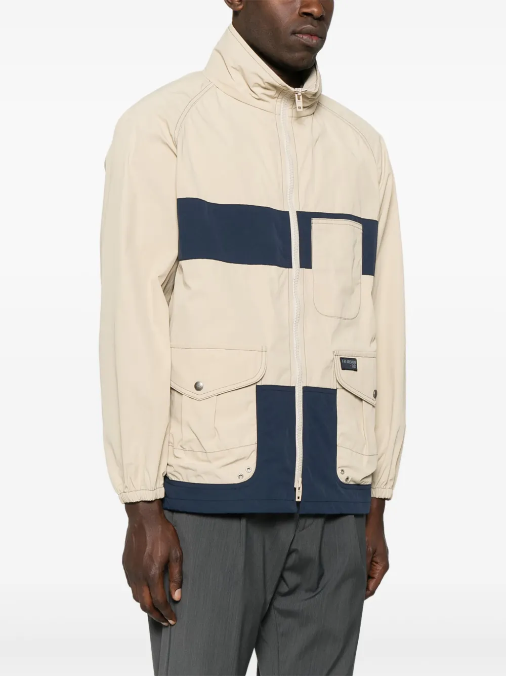 Fay Jack met colourblocking Beige