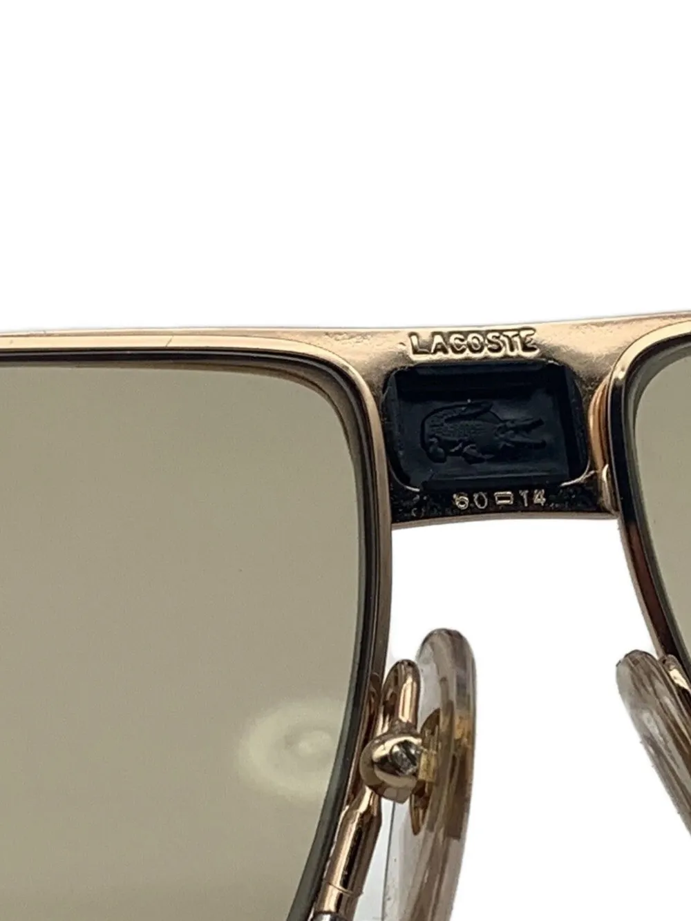 Lacoste 138 zonnebril met metalen montuur Zwart